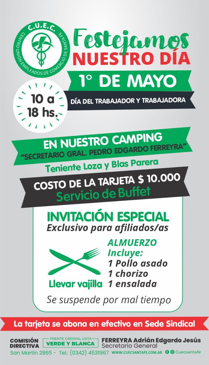 Festejos del 1° de mayo