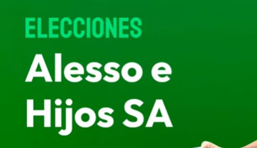 ELECCIONES DELEGADOS Alesso e hijos SA
